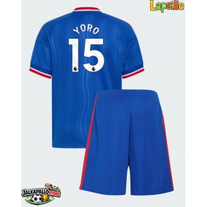 Manchester United Leny Yoro #15 Vieraspaita Lapsille 2026-27 Lyhythihainen (+ shortsit)